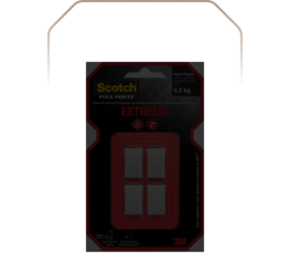 Gancho Scotch® Plástico Interior Transparente
