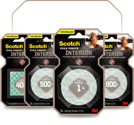 Fitas Scotch® Fixa Forte Interior