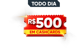 R$500 em cashcards